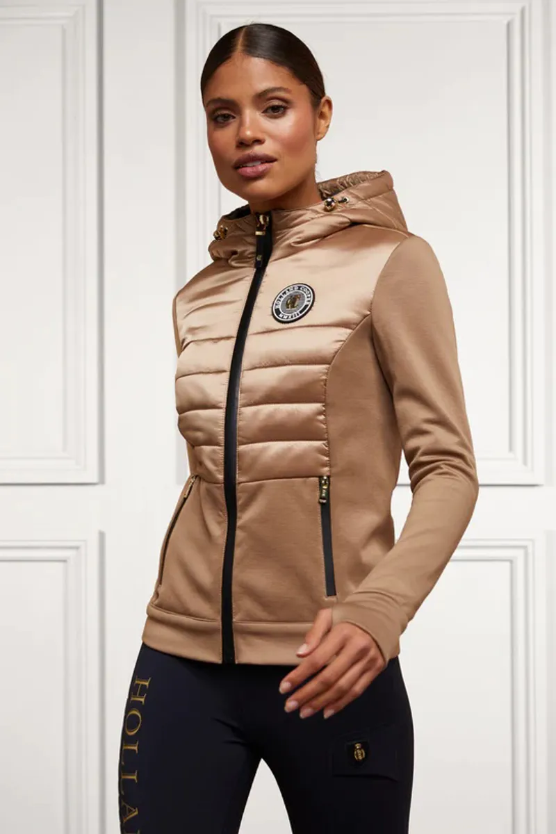 Holland Cooper Hybrid Shell Jacket Ladies in Cappuccino